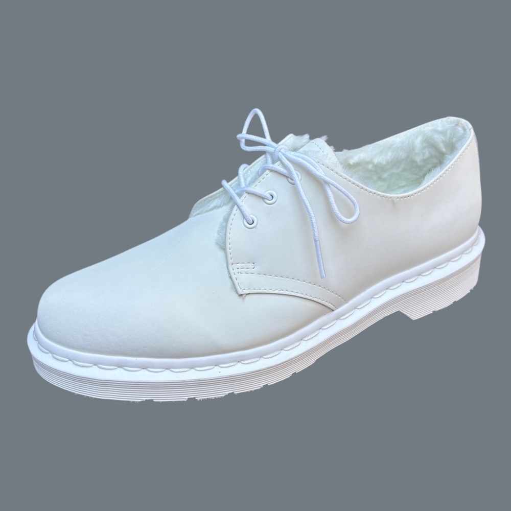 Dr Martens Women’s 9 1941 Mono FL Smooth Leather White Lace Up Oxford Shoes